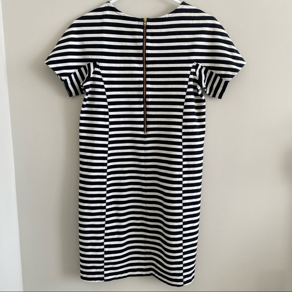 J Crew Nautical Striped Dress Black White Small - Picture 7 of 11